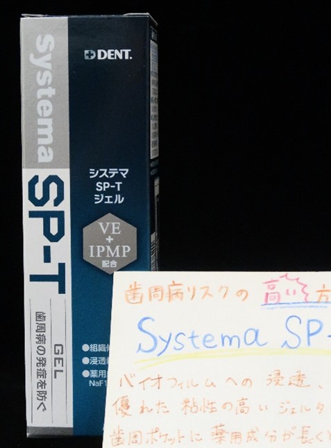 歯周病改善歯磨剤システマＳＰＴジェル フッ素濃度1450ppmF